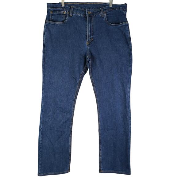 Origin Od68 Delta 68 Straight Leg Stretch Jeans Mens Size 40X30 Blue Dark Wash - Picture 2 of 14